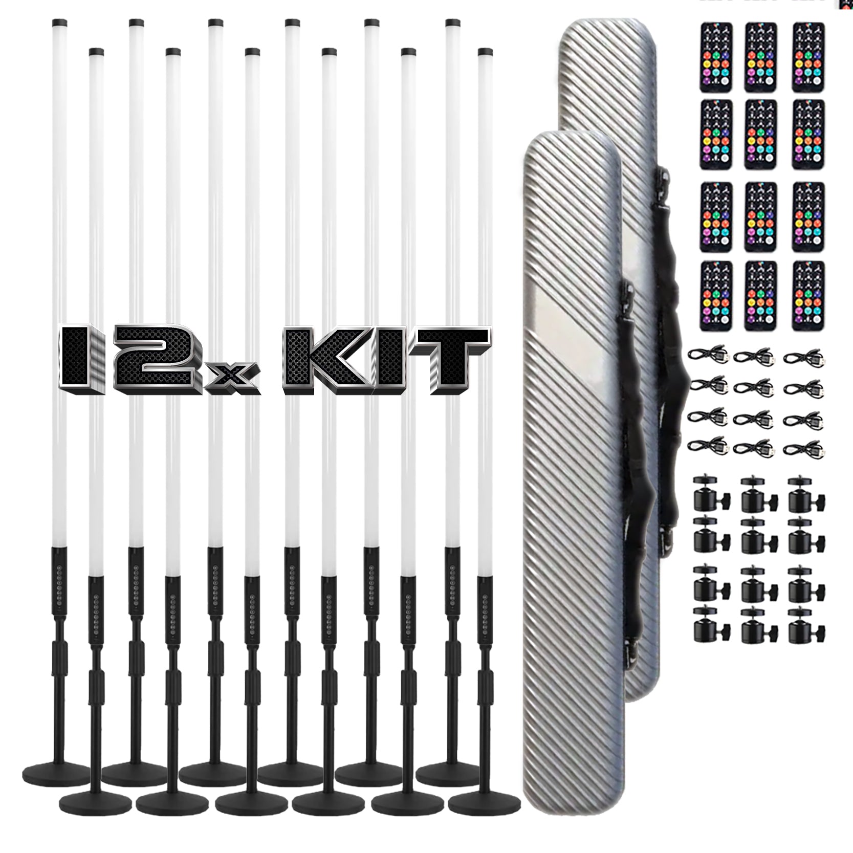 RGBW Sound-Reactive Tubes Kit